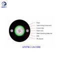 Manufacturing GYXTW Central tube outdoor aerial 16 core fiber optic cable